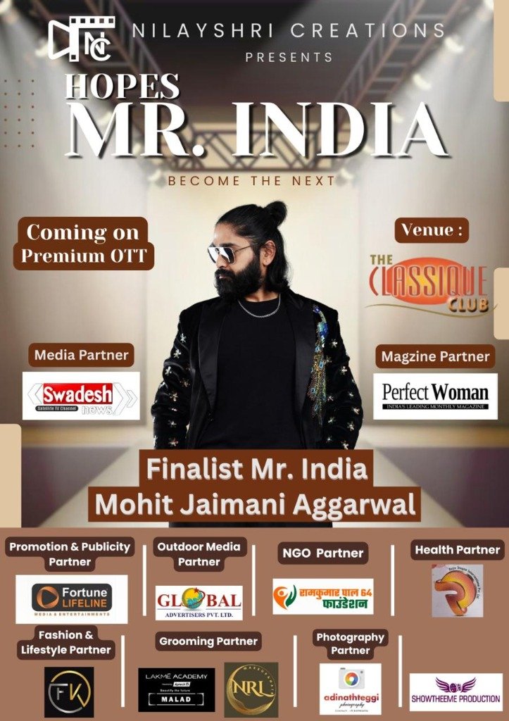 Finalist Mr. India Mohit Jaimani Aggarwal