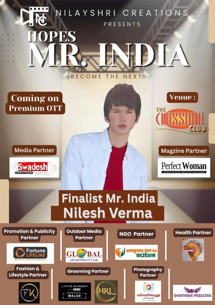Finalist Mr. India Nilesh Verma