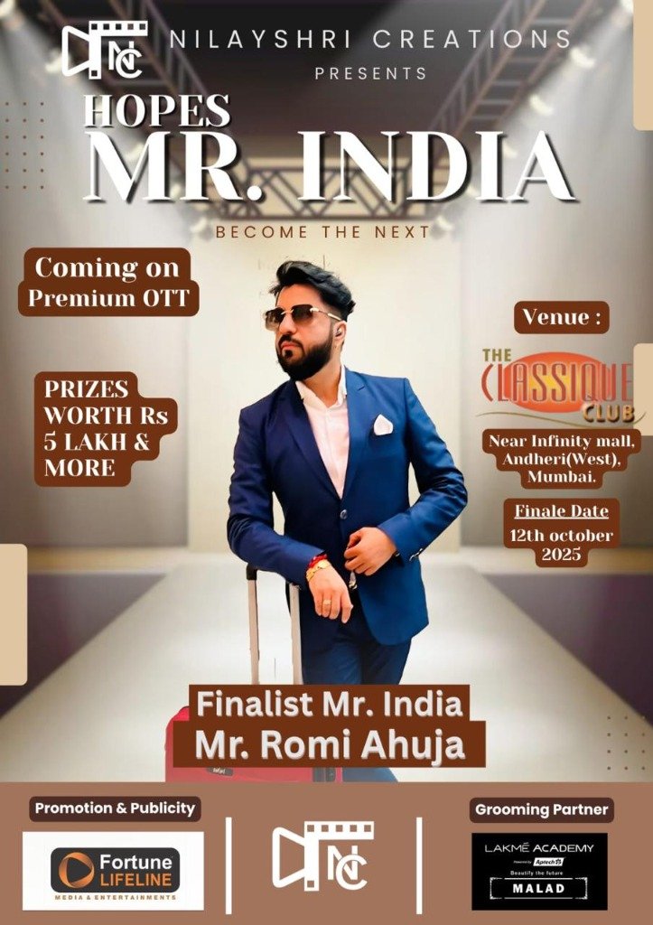 Finalist Mr. India Romi Ahuja