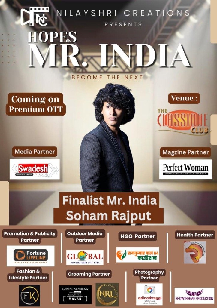 Finalist Mr. India Soham Rajput